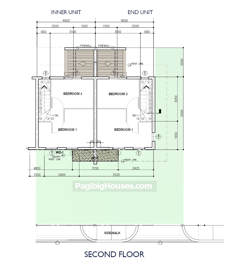2BR Solar-Powered House Floor Plan 2BR Solar-Powered House Floor Plan