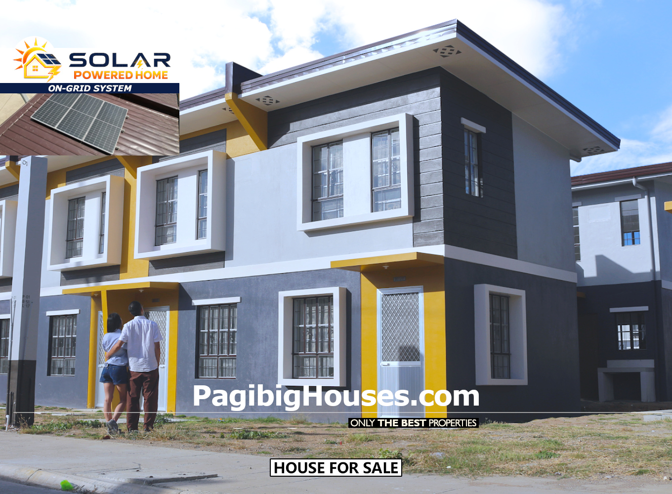 Solar-Powered House with 2 Bedrooms