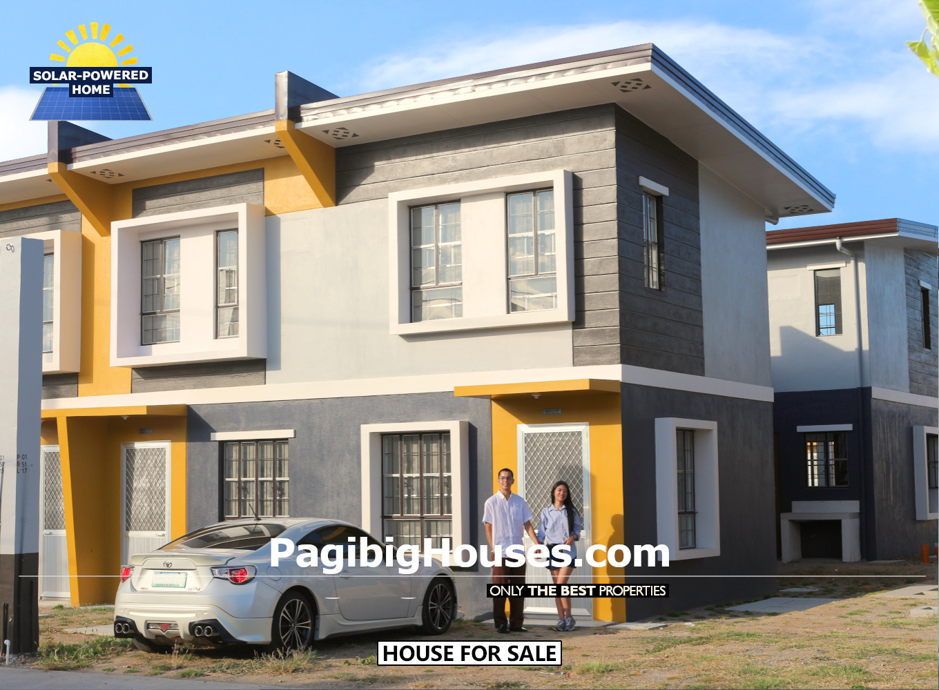 Solar-Powered House with 2 Bedrooms