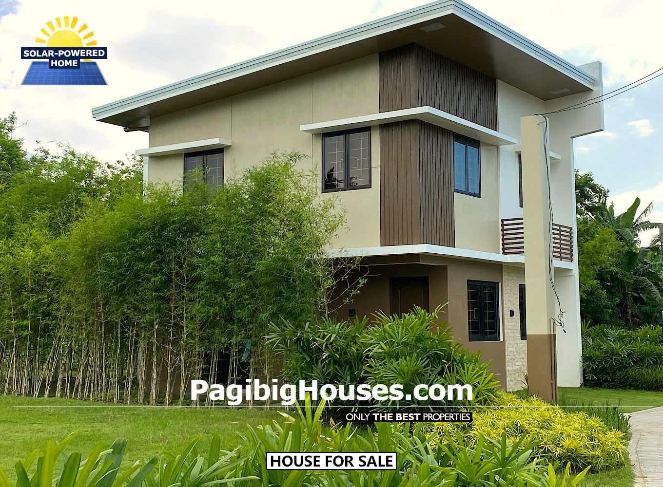 4BR Solar-Powered House Exteriors